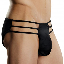 male power Slip Cage Brief Noir